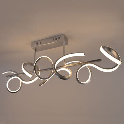 Leuchten Direkt 19032-21 - LED Димируем повърхностен полилей CURLS LED/25,8W/230V