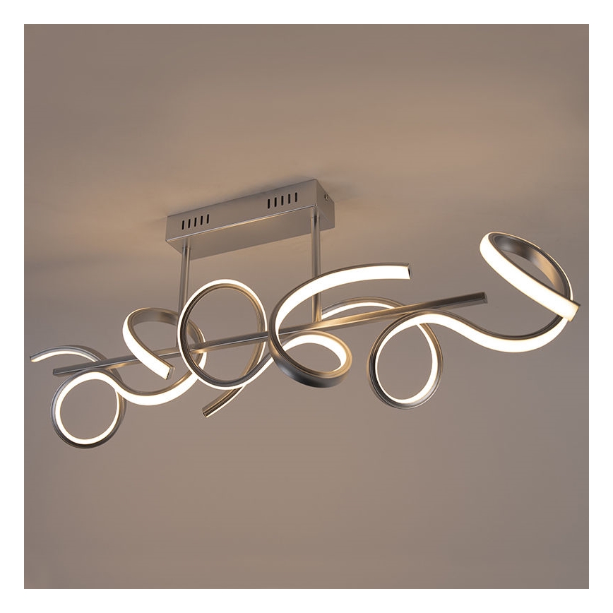 Leuchten Direkt 19032-21 - LED Димируем повърхностен полилей CURLS LED/25,8W/230V