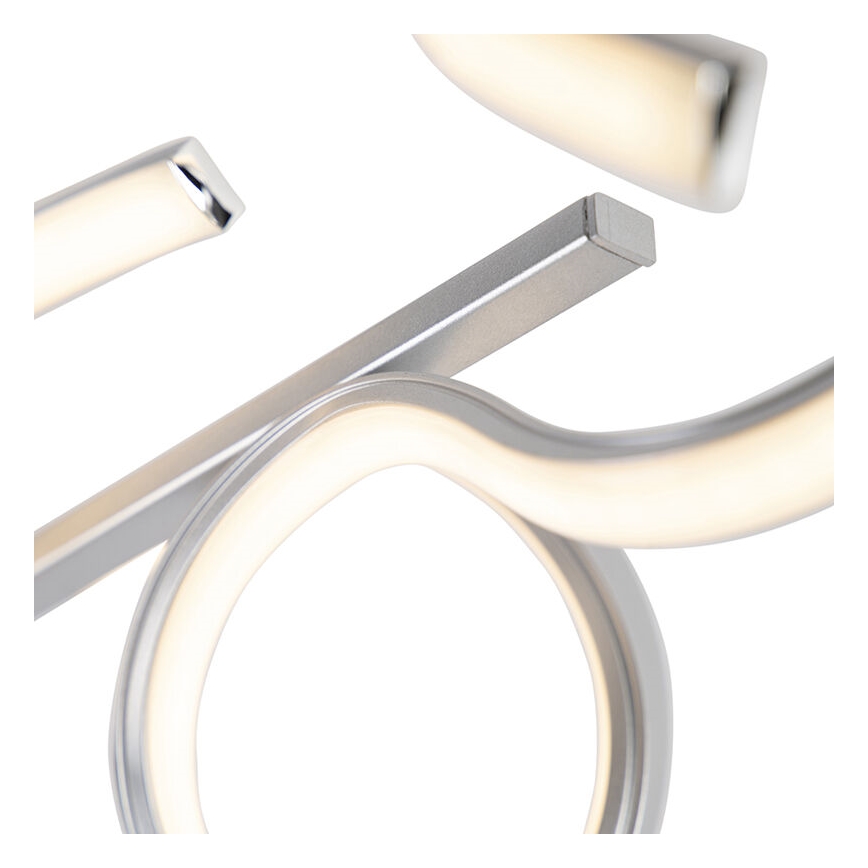 Leuchten Direkt 19032-21 - LED Димируем повърхностен полилей CURLS LED/25,8W/230V