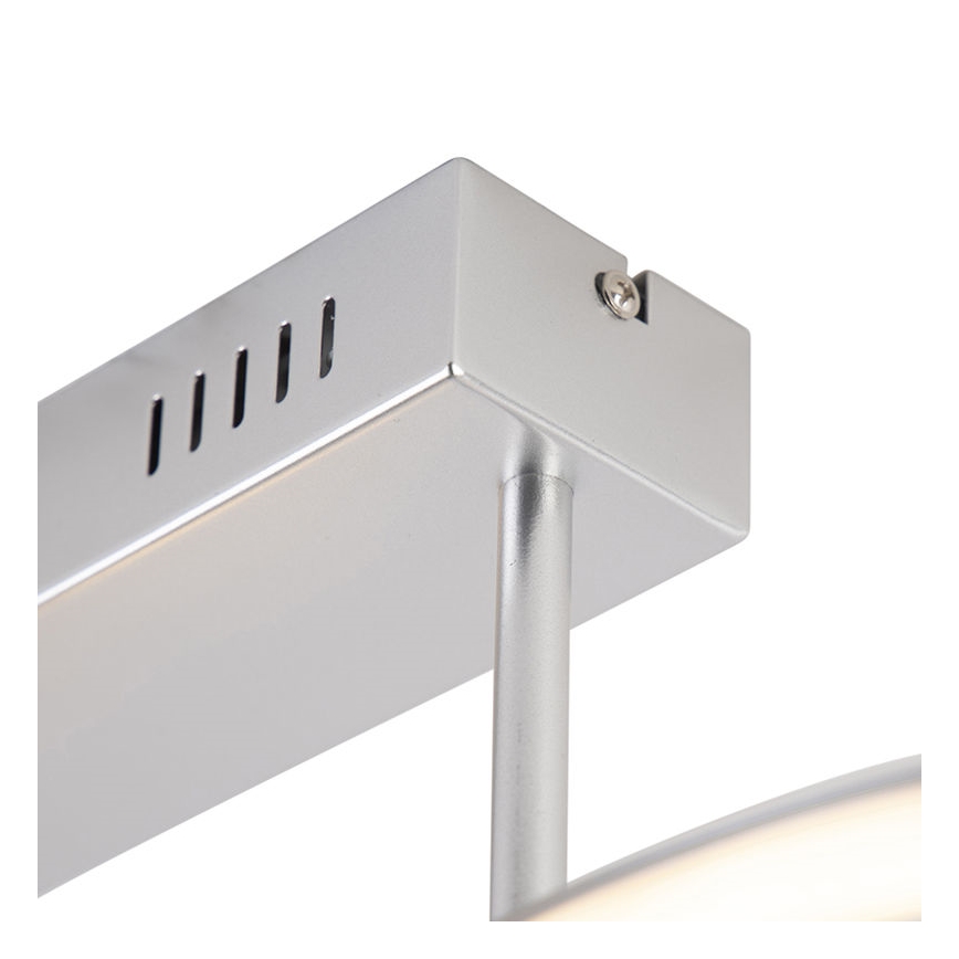 Leuchten Direkt 19032-21 - LED Димируем повърхностен полилей CURLS LED/25,8W/230V