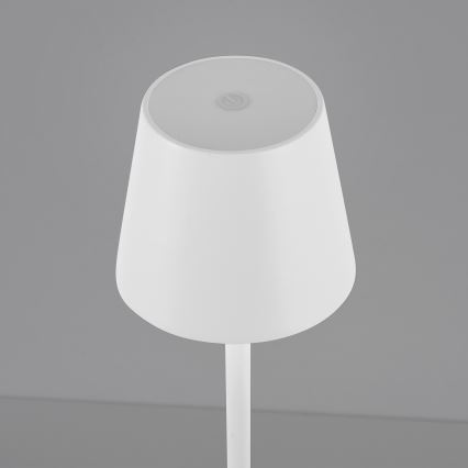 Leuchten Direkt 19250-16 - LED Екстериорна димируема акумулаторна настолна лампа EURIA LED/3W/5V 2600 mAh IP54 бял