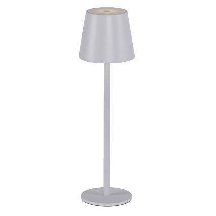 Leuchten Direkt 19250-16 - LED Екстериорна димируема акумулаторна настолна лампа EURIA LED/3W/5V 2600 mAh IP54 бял