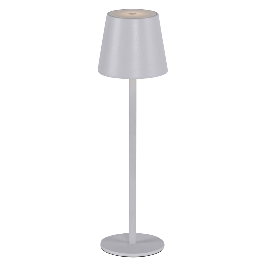Leuchten Direkt 19250-16 - LED Екстериорна димируема акумулаторна настолна лампа EURIA LED/3W/5V 2600 mAh IP54 бял