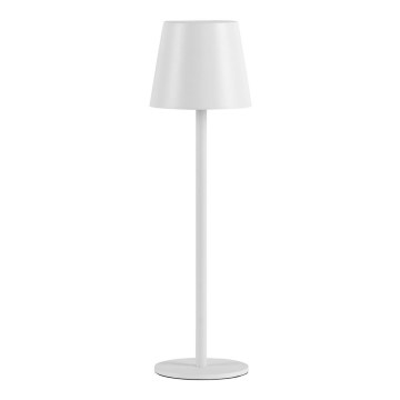 Leuchten Direkt 19250-16 - LED Екстериорна димируема акумулаторна настолна лампа EURIA LED/3W/5V IP54 бял