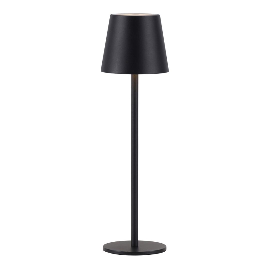 Leuchten Direkt 19250-18 - LED Екстериорна димируема акумулаторна настолна лампа EURIA LED/3W/5V 2600 mAh IP54 черен