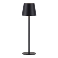 Leuchten Direkt 19250-18 - LED външна регулируема презареждаема настолна лампа EURIA LED/3W/5V 2600 mAh IP54 черна