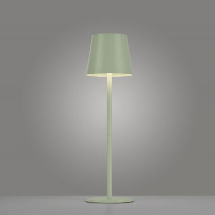 Leuchten Direkt 19250-43 - LED Екстериорна димируема акумулаторна настолна лампа EURIA LED/3W/5V IP54 зелен