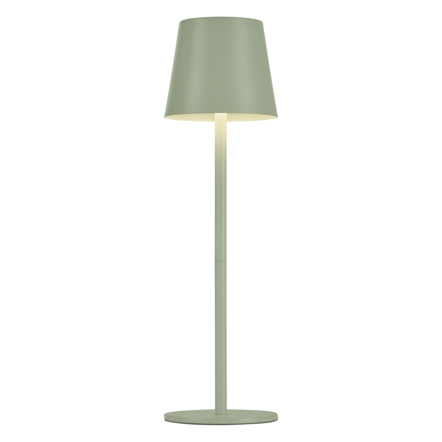 Leuchten Direkt 19250-43 - LED Екстериорна димируема акумулаторна настолна лампа EURIA LED/3W/5V IP54 зелен
