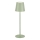 Leuchten Direkt 19250-43 - LED Екстериорна димируема акумулаторна настолна лампа EURIA LED/3W/5V IP54 зелен