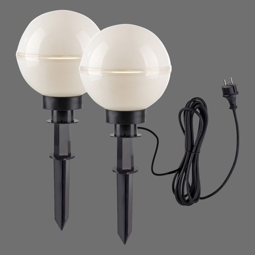 Leuchten Direkt 19322-16-2 - К-кт 2x Екстериорна лампа 1xE27/40W/230V Ø 20 см IP44