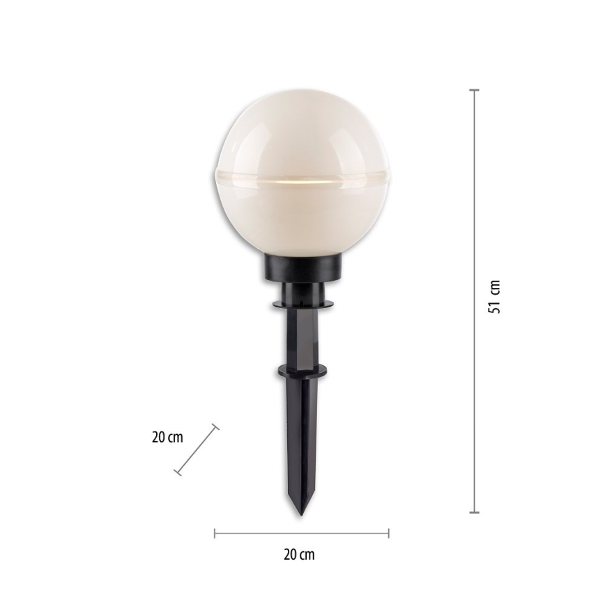 Leuchten Direkt 19322-16-2 - К-кт 2x Екстериорна лампа 1xE27/40W/230V Ø 20 см IP44