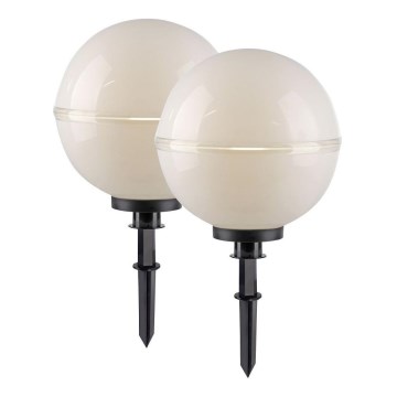 Leuchten Direkt 19324-16-2 - К-кт 2x Екстериорна лампа 1xE27/40W/230V Ø 40 см IP44
