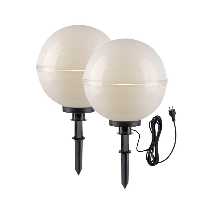 Leuchten Direkt 19324-16-2 - К-кт 2x Екстериорна лампа 1xE27/40W/230V Ø 40 см IP44