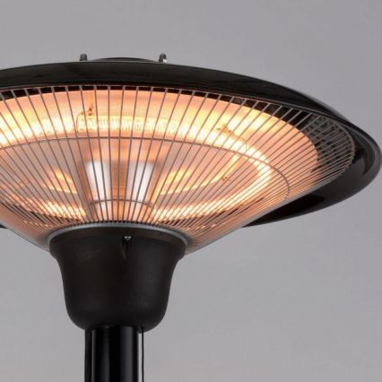 Leuchten Direkt 99501-18 - Екстериорен подгряващ елемент GLOW 1500-3000W/230V 1,87 м IP34 черен
