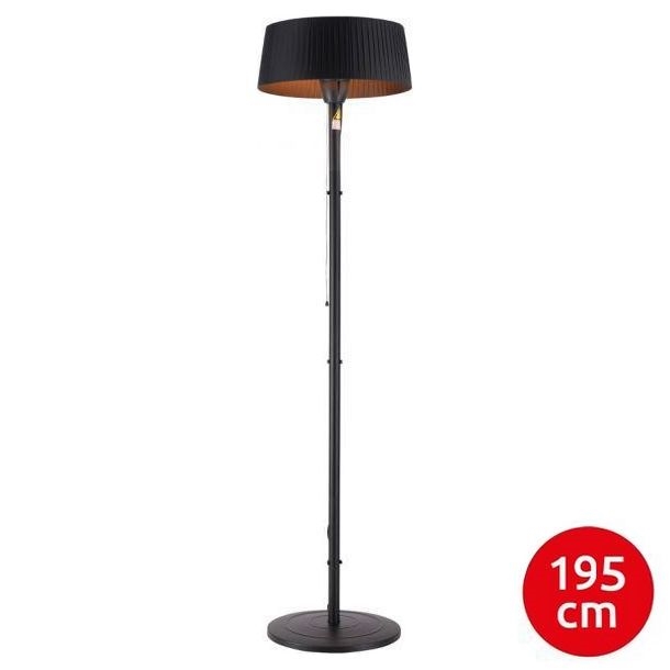 Leuchten Direkt 99507-18 - Екстериорен подгряващ елемент GLOW 1500W/230V 1,95 м IP44 черен
