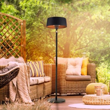 Leuchten Direkt 99507-18 - Екстериорен подгряващ елемент GLOW 1500W/230V 1,95 м IP44 черен