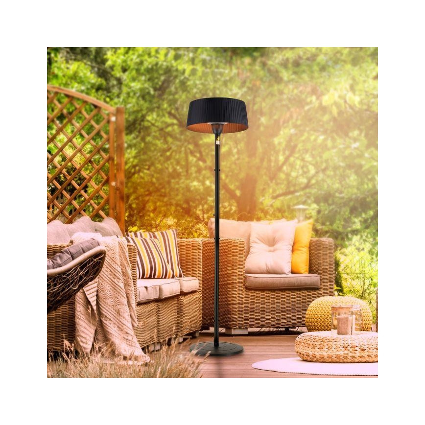 Leuchten Direkt 99507-18 - Екстериорен подгряващ елемент GLOW 1500W/230V 1,95 м IP44 черен
