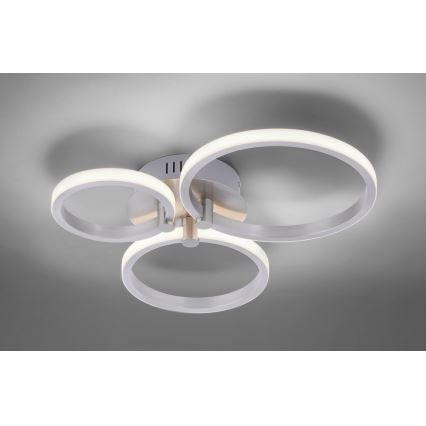 Leuchten Direkt - LED Прокрепен полилей JOHANNA 1xLED/4,5W/230V+1xLED/6W+1xLED/7,5