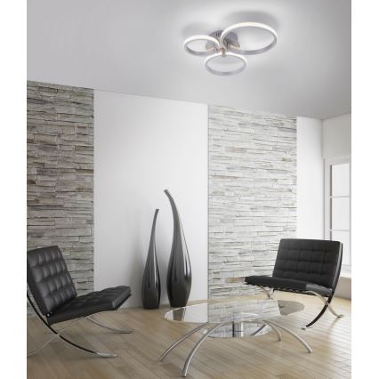 Leuchten Direkt - LED Прокрепен полилей JOHANNA 1xLED/4,5W/230V+1xLED/6W+1xLED/7,5