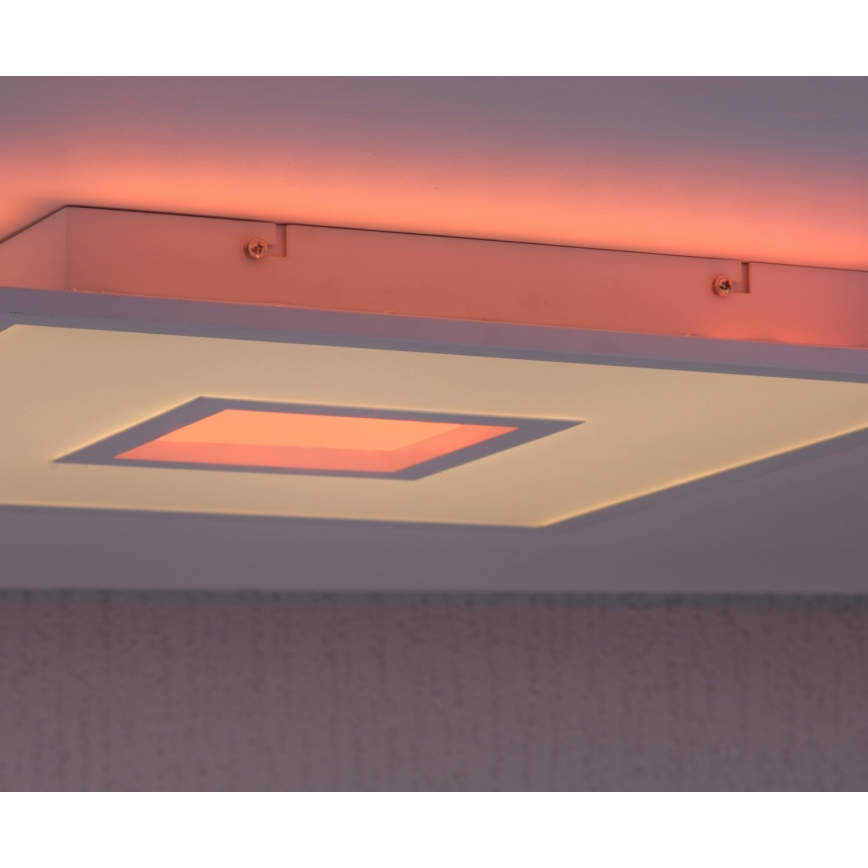 Leuchten Direkt 11645-16 - LED RGB Димируем плафон RECESS LED/22,5W/230V + LED/5W + дистанционно управление