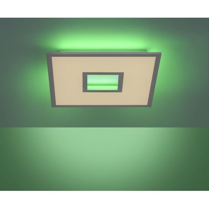 Leuchten Direkt 11645-16 - LED RGB Димируем плафон RECESS LED/22,5W/230V + LED/5W + дистанционно управление