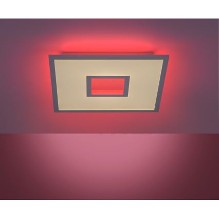 Leuchten Direkt 11645-16 - LED RGB Димируем плафон RECESS LED/22,5W/230V + LED/5W + дистанционно управление