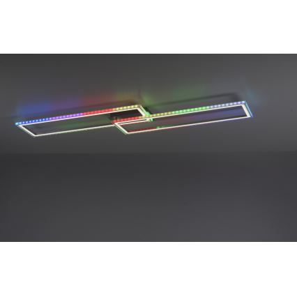Leuchten Direkt 14635-55 - LED RGB Димируем плафон FELIX LED/34,5W/230V + дистанционно