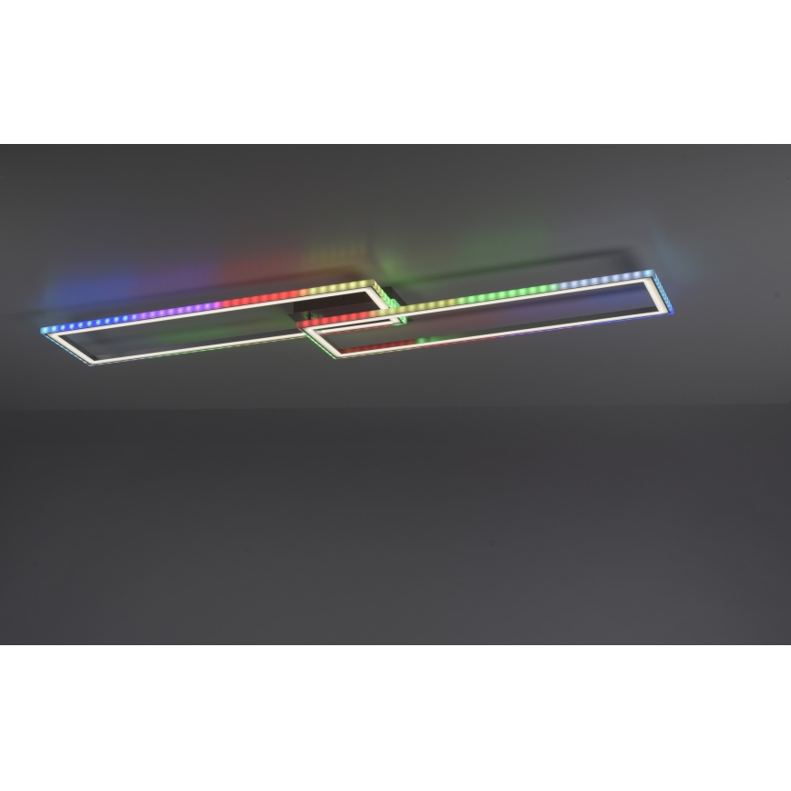 Leuchten Direkt 14635-55 - LED RGB Димируем плафон FELIX LED/34,5W/230V + дистанционно