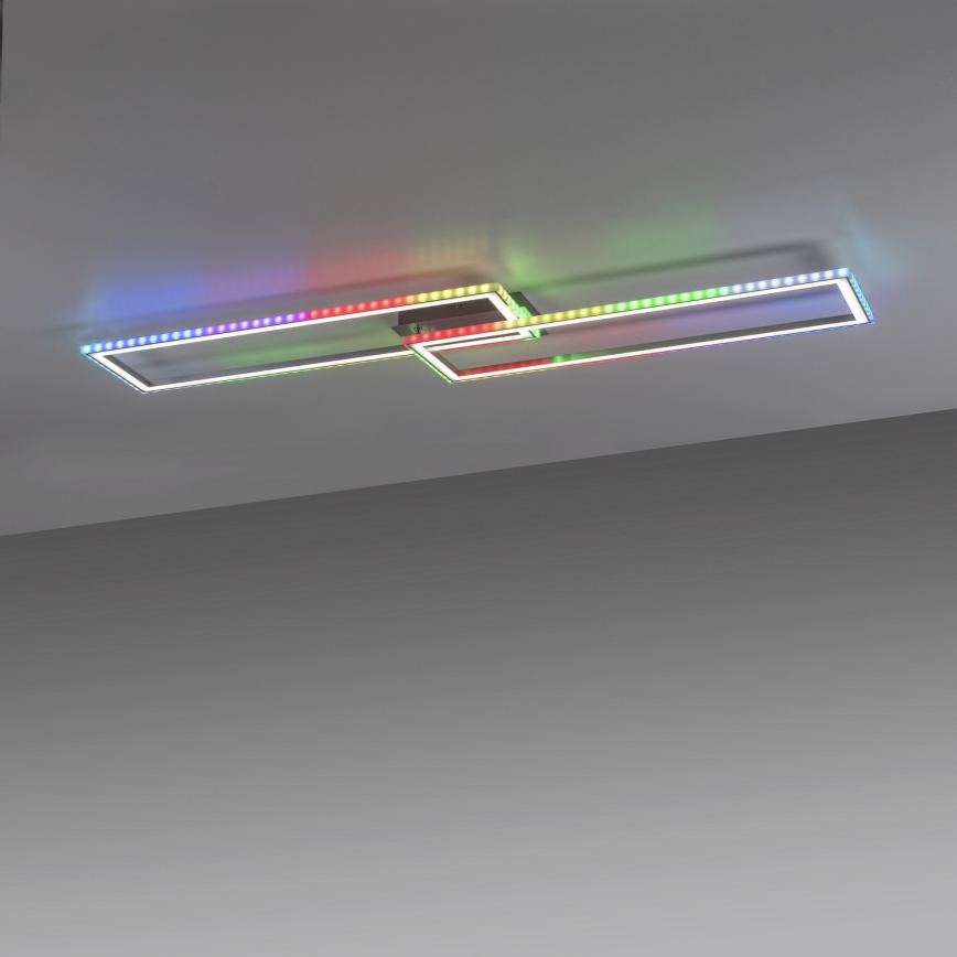 Leuchten Direkt 14635-55 - LED RGB Димируем плафон FELIX LED/34,5W/230V + дистанционно