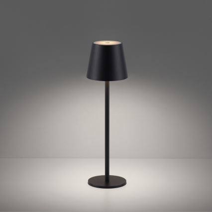 Leuchten Direkt 19250-18 - LED Екстериорна димируема акумулаторна настолна лампа EURIA LED/3W/5V 2600 mAh IP54 черен