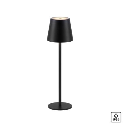 Leuchten Direkt 19250-18 - LED Екстериорна димируема акумулаторна настолна лампа EURIA LED/3W/5V 2600 mAh IP54 черен