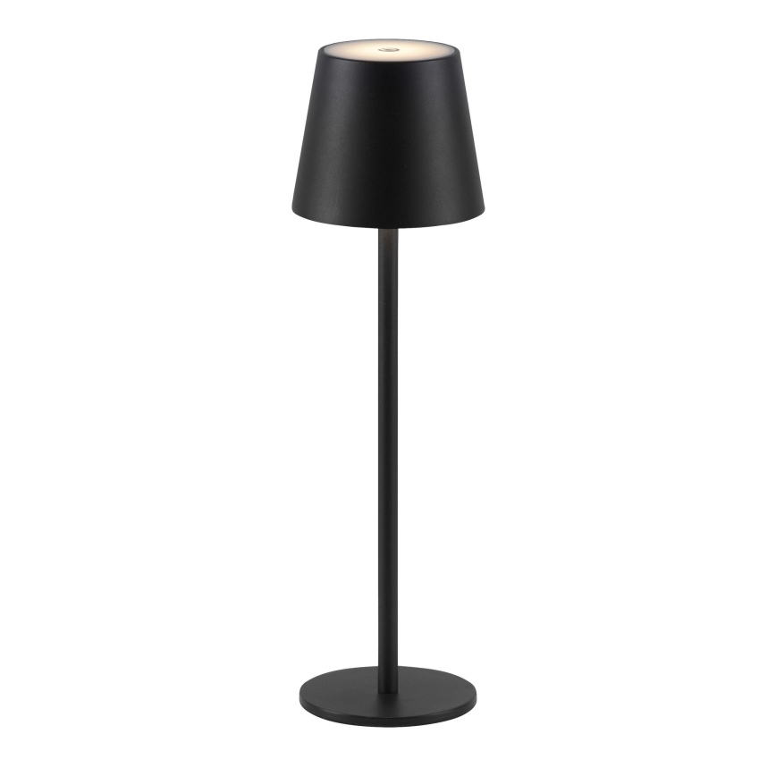Leuchten Direkt 19250-18 - LED Екстериорна димируема акумулаторна настолна лампа EURIA LED/3W/5V 2600 mAh IP54 черен
