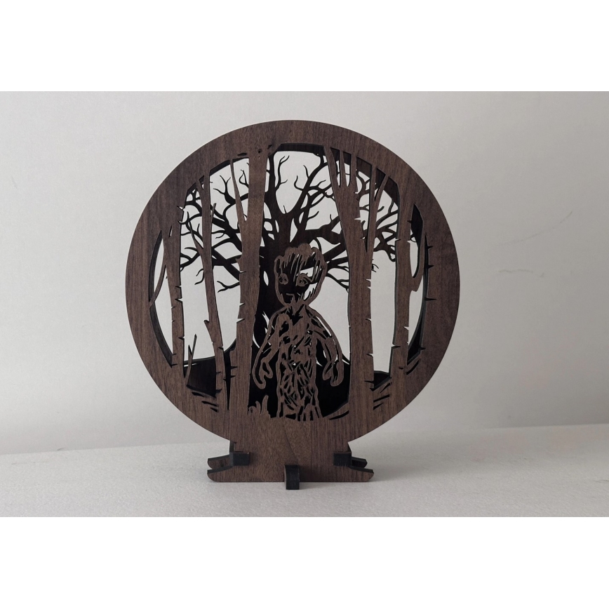 Li-Go 23613/DUB2 - LED Димируема настолна декорация LED/12W/230V 20x22 cm дъб/Grut