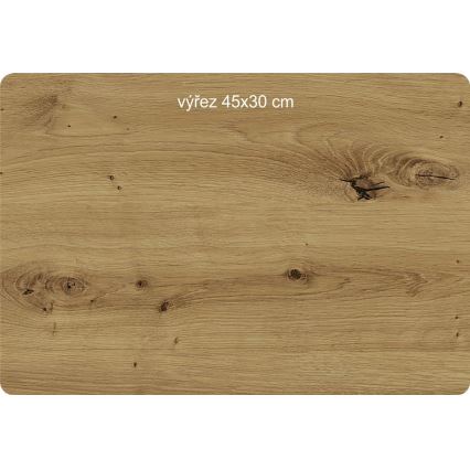 Li-Go 23628/DUB3 - Стенен часовник LED/1xAA Ø 32 см светъл дъб/Кръг