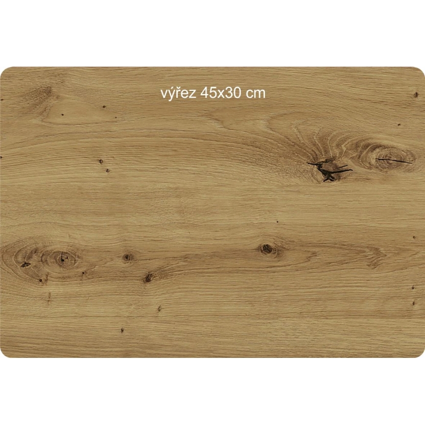 Li-Go 23628/DUB3 - Стенен часовник LED/1xAA Ø 32 см светъл дъб/Кръг