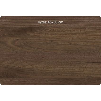 Li-Go 23654 - LED настолна декорация с регулируема яркост LED/12W/230V 20x22 cm орех/Мъхова композиция