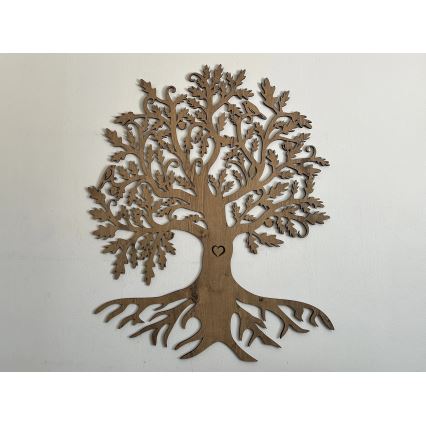 Li-Go 5739/DUB2 - димируема LED стенна декорация LED/10W/230V 68x80 cm дъб