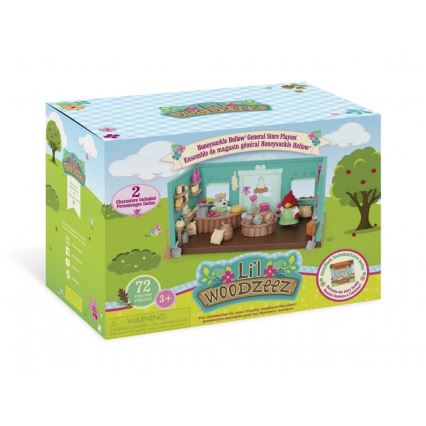 Li'l Woodzeez - Комплект играчки магазин за хранителни стоки