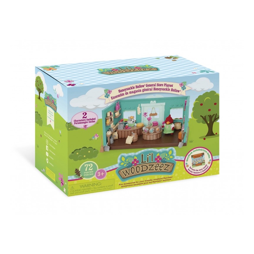 Li'l Woodzeez - Комплект играчки магазин за хранителни стоки
