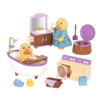 Li'l Woodzeez - Комплект играчки мебели за баня