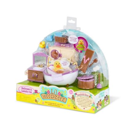 Li'l Woodzeez - Комплект играчки мебели за баня