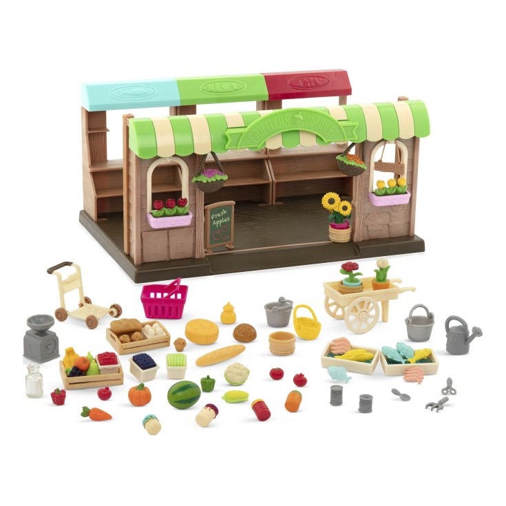 Li'l Woodzeez - Комплект играчки фермерски пазар
