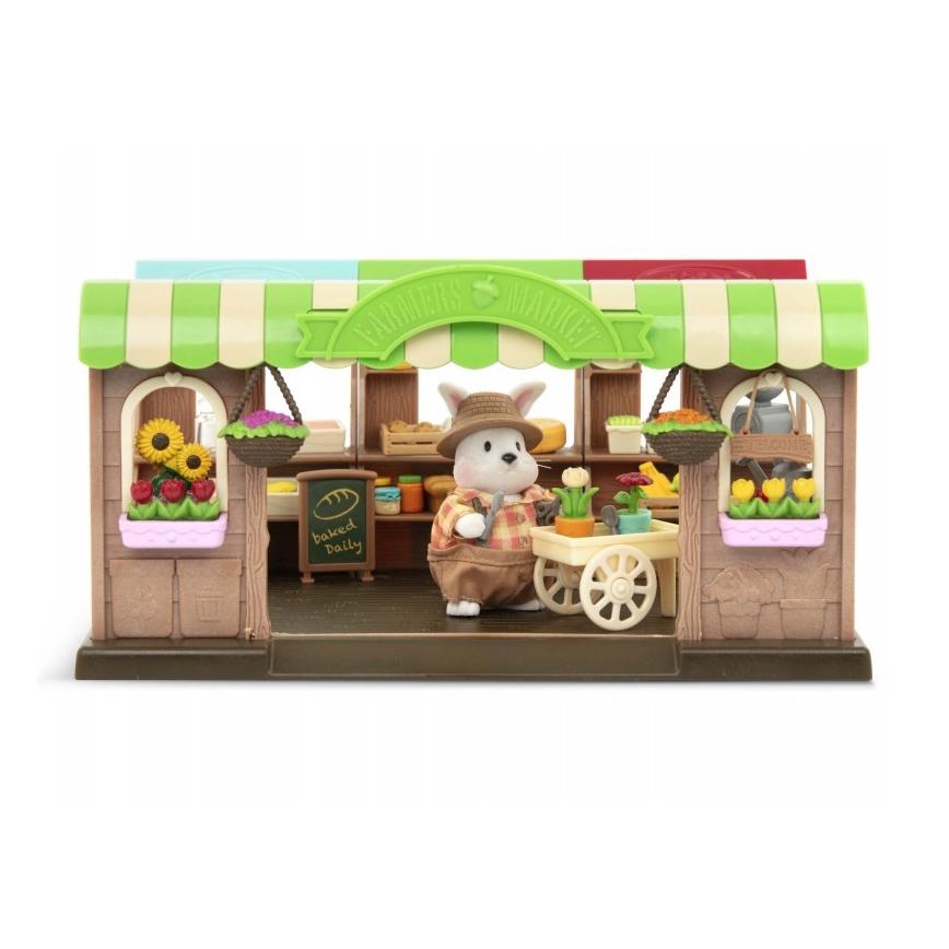 Li'l Woodzeez - Комплект играчки фермерски пазар
