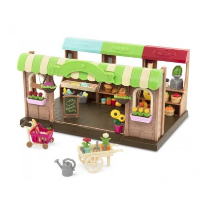 Li'l Woodzeez - Комплект играчки фермерски пазар