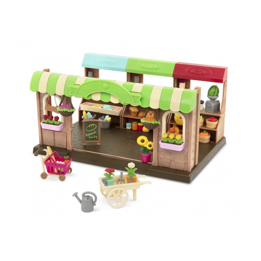 Li'l Woodzeez - Комплект играчки фермерски пазар