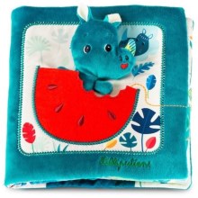 Lilliputiens - Детска текстилна книга носорог Marius