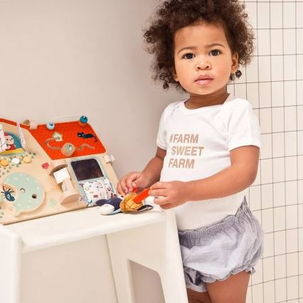 Lilliputiens - Моторно табло с дървени елементи Ферма