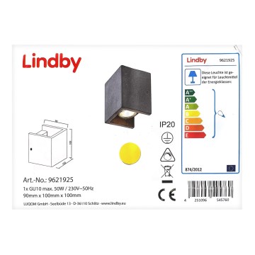 Lindby - Аплик GERDA 1xGU10/50W/230V