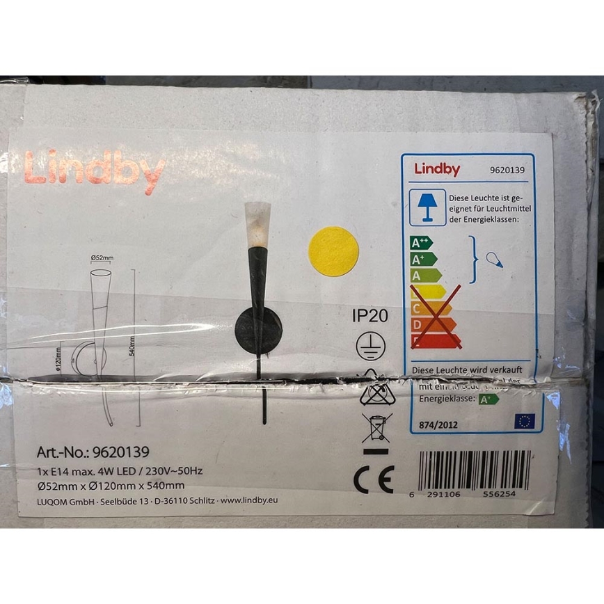 Lindby - Аплик SANDER 1xE14/4W/230V