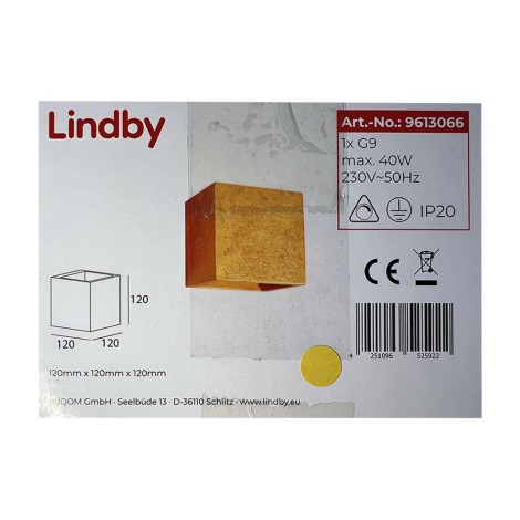 Lindby - Аплик YADE 1xG9/20W/230V